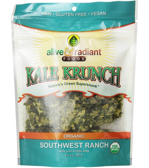 Alive & Radiant Foods Kale Krunch Ranch (12x2.2OZ )