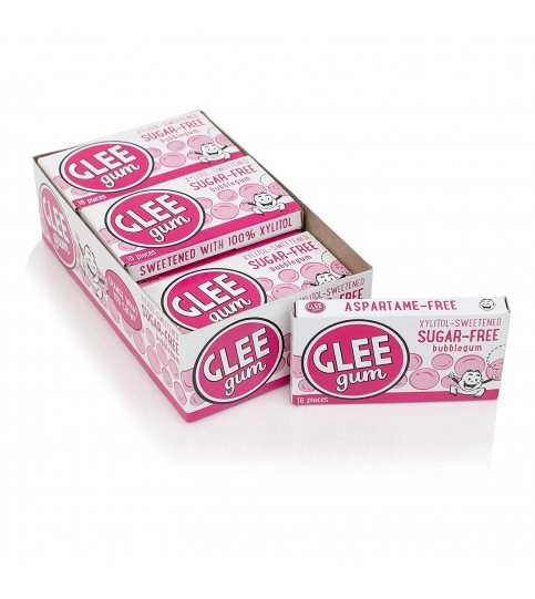 Glee Gum Bubblegum Flavor Box (12x16ct ) Glee Gum Bubblegum Flavor Box (12x16ct )