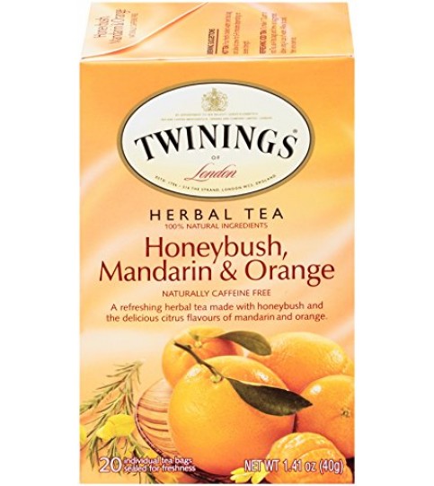 Twinings Honeybush Mandrine Orange Tea (6x20 Bag) Twinings Honeybush Mandrine Orange Tea (6x20 Bag)