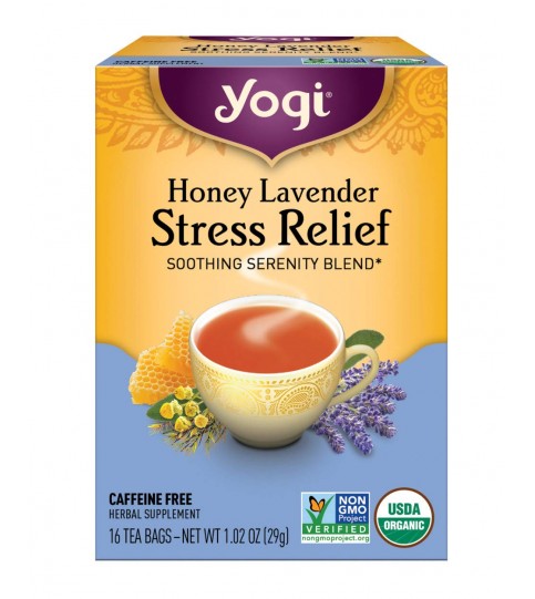 Yogi Teas Honey Lavender Stress Relief Tea (6x16 Bag) Yogi Teas Honey Lavender Stress Relief Tea (6x16 Bag)