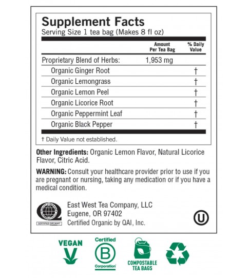 Yogi Lemon Ginger Tea (1x16 Bag) Yogi Lemon Ginger Tea (1x16 Bag)