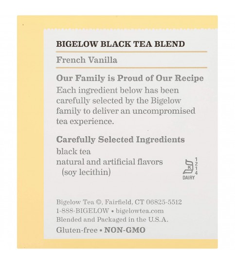 Bigelow French Vanilla Tea (6x20 Bag ) Bigelow French Vanilla Tea (6x20 Bag )