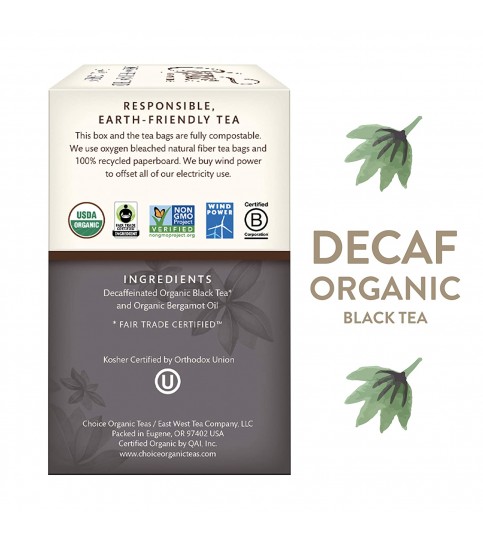 Choice Organic Teas Decaf Earl Grey (6x16 Bag) Choice Organic Teas Decaf Earl Grey (6x16 Bag)
