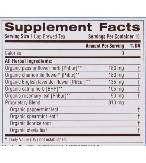 Traditional Medicinals Easy Now Herb Tea (6x16 Bag) Traditional Medicinals Easy Now Herb Tea (6x16 Bag)