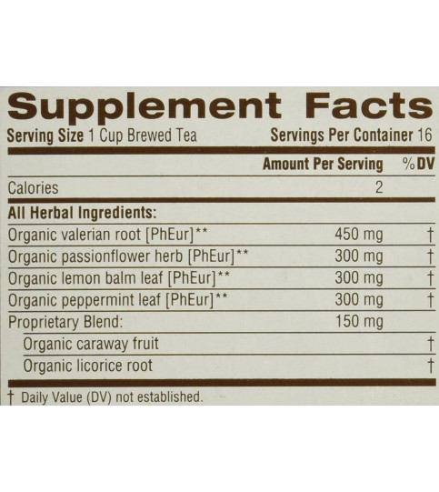 Traditional Medicinals Nighty Night Valerian Tea (6x16 Bag) Traditional Medicinals Nighty Night Valerian Tea (6x16 Bag)