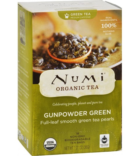 Numi Tea Gunpowder Green Tea (1x18 Bag)