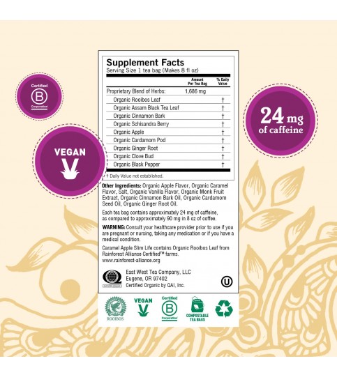 Yogi Teas Caramel Apple Spice Snack Tea (6x16 Bag) Yogi Teas Caramel Apple Spice Snack Tea (6x16 Bag)