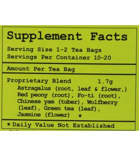 Health King Astragalus Immunity Herb Tea (1x20 Tea Bags)