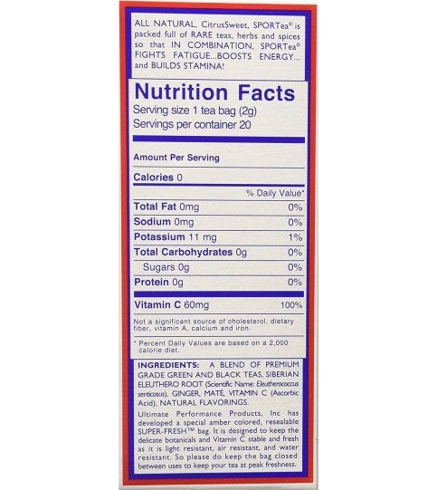 Sportea Sportea Hot Tea (12x20 Bag )