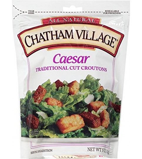 Chatham Village Caesar Croutons (12x5 Oz) Chatham Village Caesar Croutons (12x5 Oz)