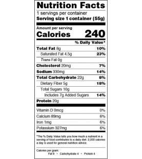 FlapJacked Mighty Muffins Peanut Butter (12x1.94 OZ)