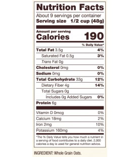 Bob's Red Mill Rolled Oats Bulk (1x25LB )