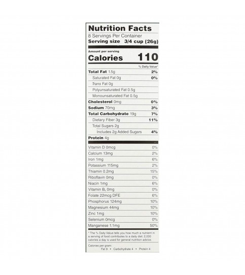 One Degree Organic Foods Odof Vegan Sprouted Oat O'S (6X8 OZ) One Degree Organic Foods Odof Vegan Sprouted Oat O'S (6X8 OZ)