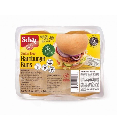 Schar Hamburger Buns (6X10.6 OZ)Schar Hamburger Buns (6X10.6 OZ) Schar Hamburger Buns (6X10.6 OZ)Schar Hamburger Buns (6X10.6 OZ)