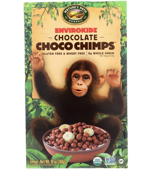 Envirokidz Chocolate Choco Chimps Cereal (12x10 OZ) Envirokidz Chocolate Choco Chimps Cereal (12x10 OZ)
