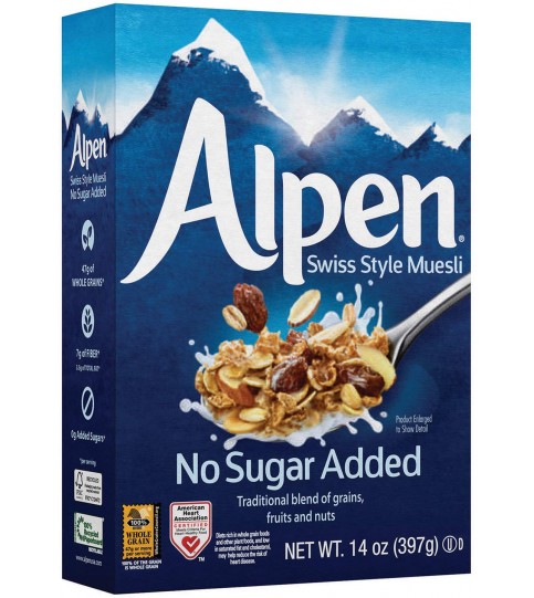 Weetabix Alpen Cereal Organic No Added Sugar (12x14Oz) Weetabix Alpen Cereal Organic No Added Sugar (12x14Oz)