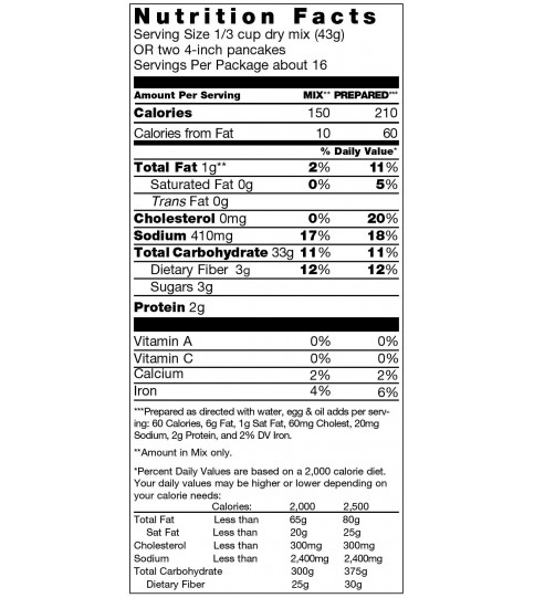 Pamela's Pancake Waffle Mix Nd Gluten Free (6x24Oz) Pamela's Pancake Waffle Mix Nd Gluten Free (6x24Oz)