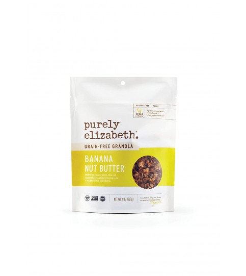 Purely Elizabeth Grain-Free & Gluten-Free Granola, Banana Nut Butter (6X8 OZ) Purely Elizabeth Grain-Free & Gluten-Free Granola, Banana Nut Butter (6X8 OZ)
