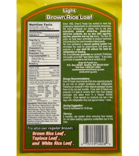 Ener-G Light Brown Rice Loaf (6x8 Oz)
