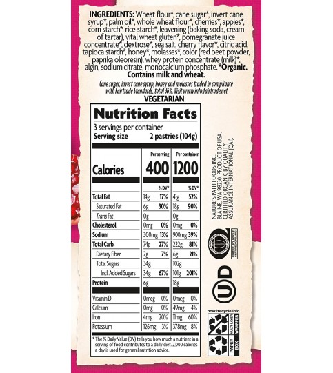 Nature's Path Frosted Strawberry Toaster Pastry (12x11 Oz)