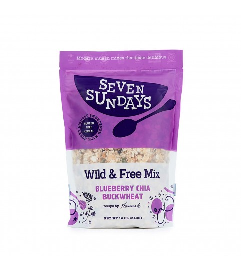 Seven Sundays Muesli - Blueberry Chia Buckwheat (6X12 OZ) Seven Sundays Muesli - Blueberry Chia Buckwheat (6X12 OZ)