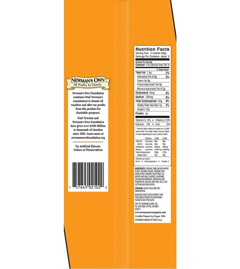 Newman's Own Organics Low Fat Figs (6x10 Oz) Newman's Own Organics Low Fat Figs (6x10 Oz)