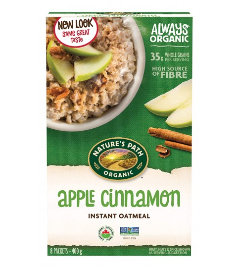Nature's Path Apple Cinnamon Oatmeal Pouch (6x8x1.75Oz)