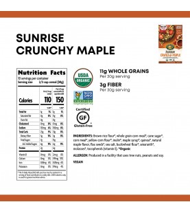 Nature's Path Organic Crunchy Maple Sunrise (12x10.6Oz)