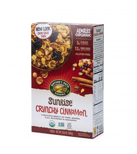 Nature's Path Sunrise Crunchy Cinnamon Cereal (12x10.6 OZ) Nature's Path Sunrise Crunchy Cinnamon Cereal (12x10.6 OZ)