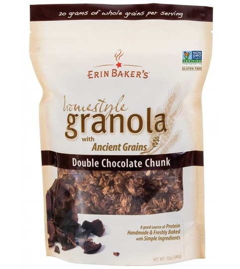Erin Baker's Double Choc Granola (6x12Oz) Erin Baker's Double Choc Granola (6x12Oz)