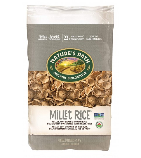Nature's Path Millet Rice Flake Cereal (6x32 Oz) Nature's Path Millet Rice Flake Cereal (6x32 Oz)