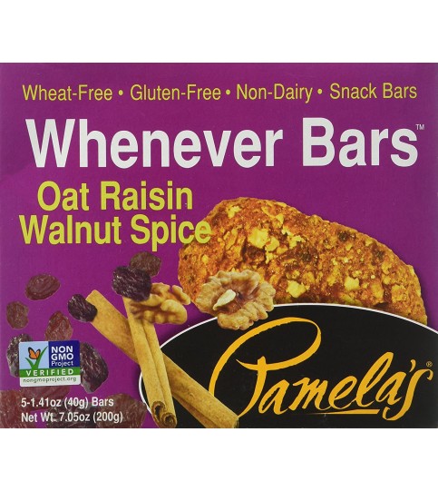 Pamela's Oat Raisin Walnut Spice Bars (6x5 CT) Pamela's Oat Raisin Walnut Spice Bars (6x5 CT)