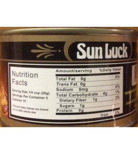 Sun Luck Sliced Peeled Water Chestnuts (12x8 Oz)