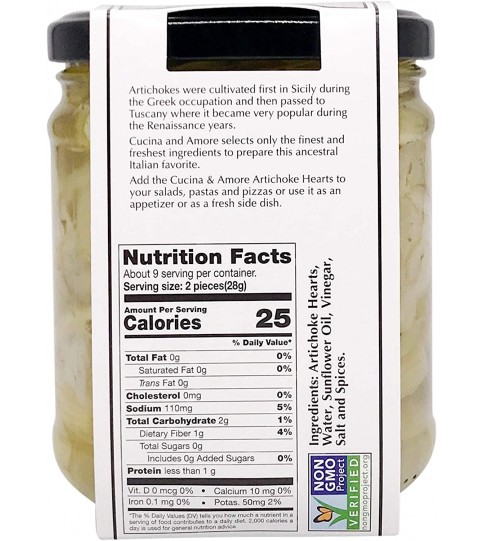 Cucina & Amore Artick Qtr Marinated (6x14.5OZ ) Cucina & Amore Artick Qtr Marinated (6x14.5OZ )