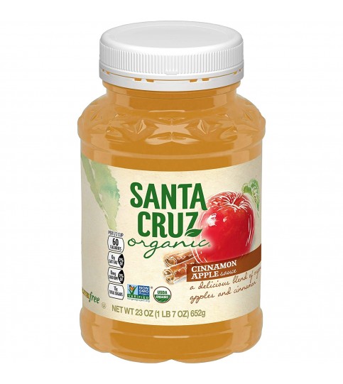 Santa Cruz Organic Cinnamon Applesauce (12x23 Oz) Santa Cruz Organic Cinnamon Applesauce (12x23 Oz)