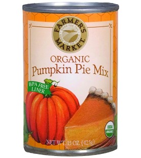 Farmer's Market Canned Pumpkin Pie Mix (12x15 Oz)