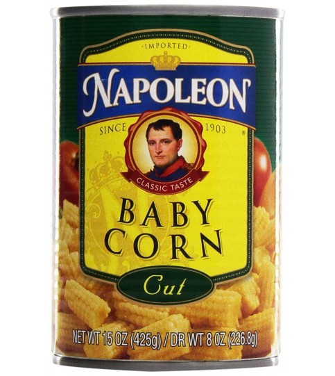Napoleon Cut Baby Corn (12x15Oz)