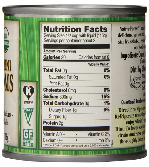 Native Forest Organic Sliced Crimini Mushroomss (12x7Oz) Native Forest Organic Sliced Crimini Mushroomss (12x7Oz)