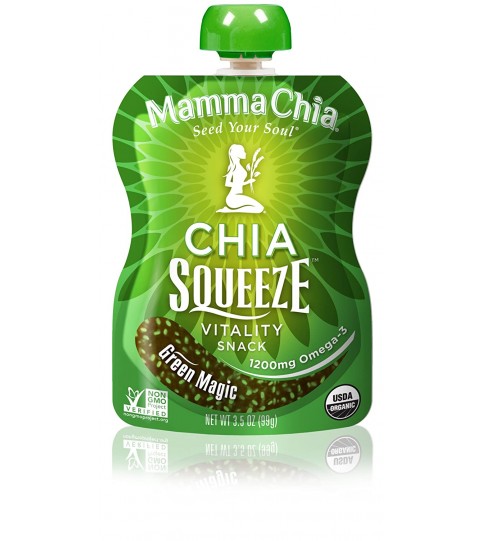 Mamma Chia Organic Green Magic Squeeze (6x3.5 OZ) Mamma Chia Organic Green Magic Squeeze (6x3.5 OZ)