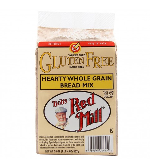 Bob's Red Mill Hearty Whole Grain Bread Mix G/Free (4x20 Oz)