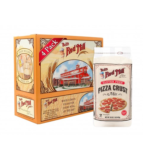 Bob's Red Mill Gluten Free Pizza Crust Mix, 16-ounce (Pack of 4)