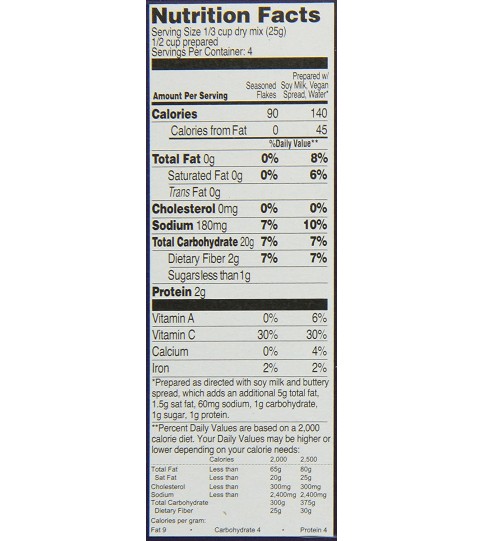 Edward & Sons Organic Mashed Potatoes Roasted Garlic, 3.5 Ounce Boxes (Pack of 6) Edward & Sons Organic Mashed Potatoes Roasted Garlic, 3.5 Ounce Boxes (Pack of 6)