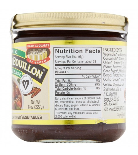 Better Than Bouillon Superior Touch Vegetable Base (6x8 OZ) Better Than Bouillon Superior Touch Vegetable Base (6x8 OZ)